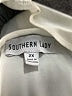 Southern Lady Ivory 3/4 Sleeve Blouse Size 2X - photo 7