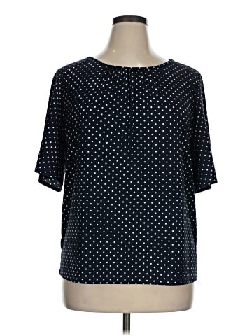 Ann Taylor Factory Short Sleeve Blouse (view 1)