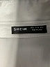 Shein 100% Polyester Metallic Silver Long Sleeve Blouse Size 4 - photo 7