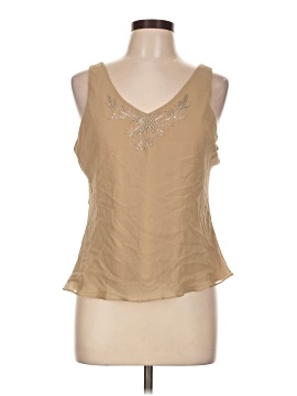 Papell Studio Sleeveless Silk Top