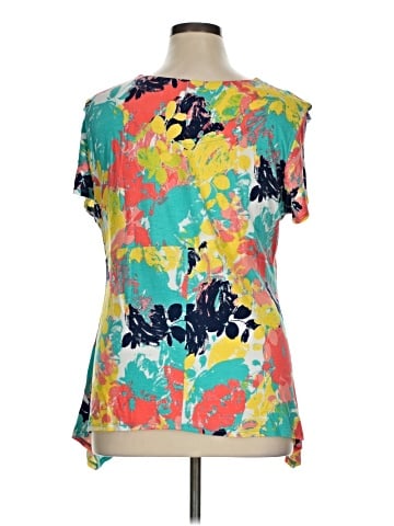Ruby Rd. Short Sleeve Blouse (view 2)
