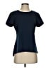 BCBGMAXAZRIA Blue Short Sleeve Top Size S - photo 1
