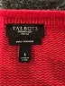 Talbots 100% Cashmere Red Cardigan Size Lg Petite - photo 7