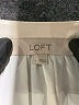 Ann Taylor LOFT 100% Polyester Ivory Sleeveless Blouse Size L - photo 7