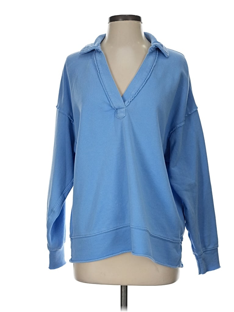 Pre-owned Aerie Pullover Sweater In Blue