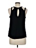 Express Outlet 100% Polyester Black Sleeveless Blouse Size M - photo 2