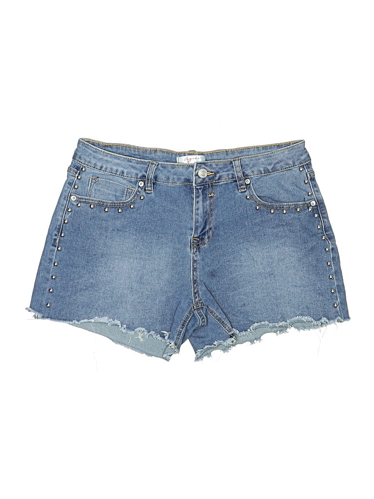 Pre-owned Vigoss Denim Shorts In Blue