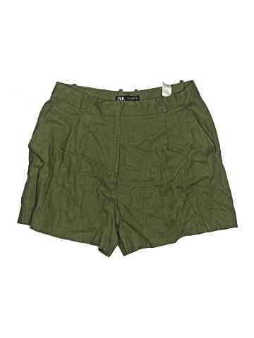 Zara Khaki Shorts (view 1)