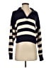 Ciao Lucia 100% Cotton Stripes Blue Pullover Sweater Size S - photo 1
