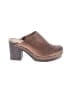 Korks 100% Leather Brown Mule/Clog Size 6 - photo 1
