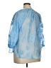 Shein 100% Polyester Blue 3/4 Sleeve Blouse Size XL - photo 1