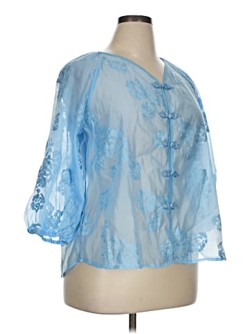 Shein 3/4 Sleeve Blouse (view 2)