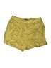 J.Crew Solid Yellow Shorts Size 6 - photo 1