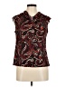 Kasper Paisley Black Sleeveless Blouse Size M (petite) - photo 1