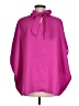 L Love Purple 3/4 Sleeve Blouse Size M - photo 2