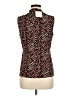 Anne Klein Black Sleeveless Blouse Size M - photo 2