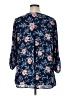 Daniel Rainn 100% Polyester Floral Blue 3/4 Sleeve Blouse Size 1X - photo 2
