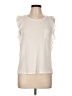 Jun & Ivy Ivory Short Sleeve Top Size L - photo 1