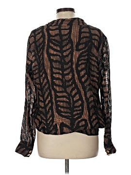 Tory Burch Long Sleeve Silk Top (view 2)