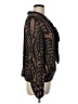 Tory Burch Animal Print Brown Long Sleeve Silk Top Size 12 - photo 4