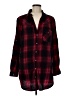 Unbranded Plaid Red Long Sleeve Button-Down Shirt Size M (estimated) - photo 1