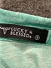 Lucky & Blessed Teal Denim Jacket Size S - photo 6