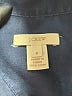 J.Crew 100% Linen Blue Long Sleeve Button-Down Shirt Size 8 - photo 7