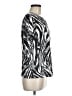 Rebecca Malone Animal Print Silver Short Sleeve Blouse Size M - photo 4