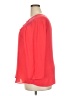 Van Heusen 100% Polyester Red 3/4 Sleeve Blouse Size XXL - photo 5