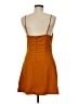 Dynamite Solid Orange Cocktail Dress Size M - photo 2