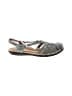 Earth Origins 100% Leather Gray Sandals Size 9 1/2 - photo 1