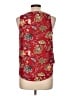 BCX 100% Polyester Red Sleeveless Blouse Size L - photo 2