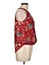 BCX 100% Polyester Red Sleeveless Blouse Size L - photo 4