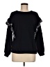 Ann Taylor LOFT 100% Cotton Black Sweatshirt Size M - photo 1