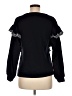 Ann Taylor LOFT 100% Cotton Black Sweatshirt Size M - photo 2