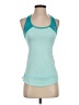 The North Face 100% Polyester Teal Active Tank Size XS - photo 1