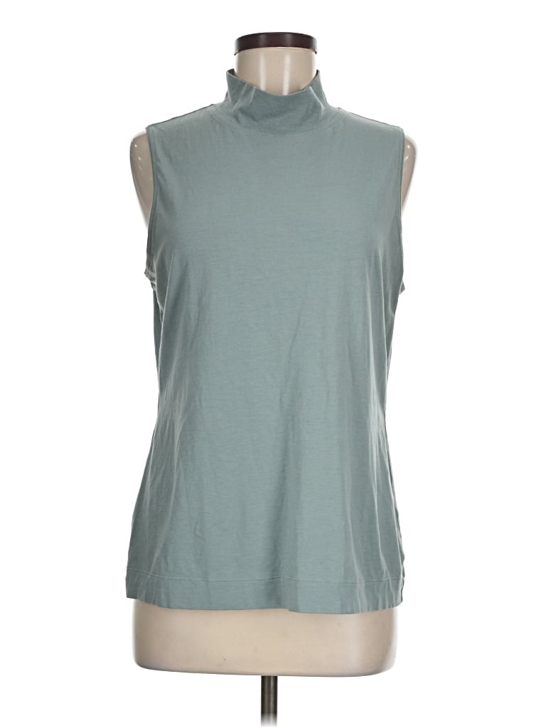 Pre-owned Athleta Sleeveless T-shirt In Teal