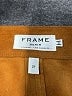 FRAME Denim 100% Leather Brown Leather Skirt Size 27 waist - photo 3