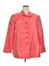 Dana Buchman 100% Silk Pink Raincoat Size 20 - photo 1