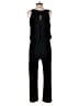 Sandra Darren Solid Black Jumpsuit Size 8 - photo 2