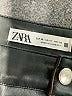 Zara 100% Polyester Black Faux Leather Pants Size 6 - photo 7