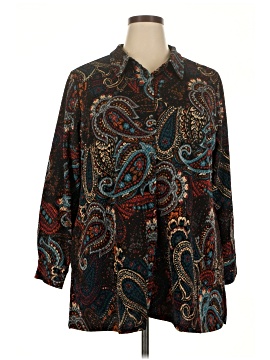 Susan Graver Long Sleeve Blouse