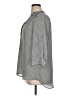 DressBarn 100% Polyester Chevron-herringbone Gray Ivory 3/4 Sleeve Blouse Size 1X - photo 5