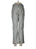 Zara Stripes Silver Casual Pants Size 8 - photo 1