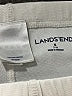 Lands' End 100% Polyester Solid Ivory Casual Pants Size 7 - photo 3