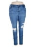 Levi's 100% Cotton Hearts Blue Jeans Size 20 - photo 1