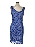 Cache Paisley Blue Cocktail Dress Size L - photo 1