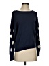 j. society 100% Cotton Floral Blue Pullover Sweater Size XS - photo 1