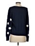 j. society 100% Cotton Floral Blue Pullover Sweater Size XS - photo 2