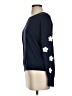 j. society 100% Cotton Floral Blue Pullover Sweater Size XS - photo 5